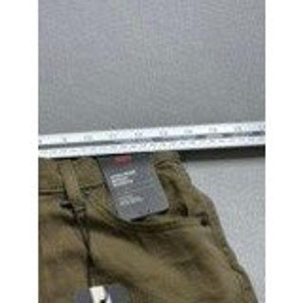 Levi's Womens Shorts 25 Green NWT High Rise Baggy Lightweight Linen Utility Boho - Picture 10 of 13